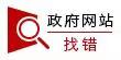 政府网站找错